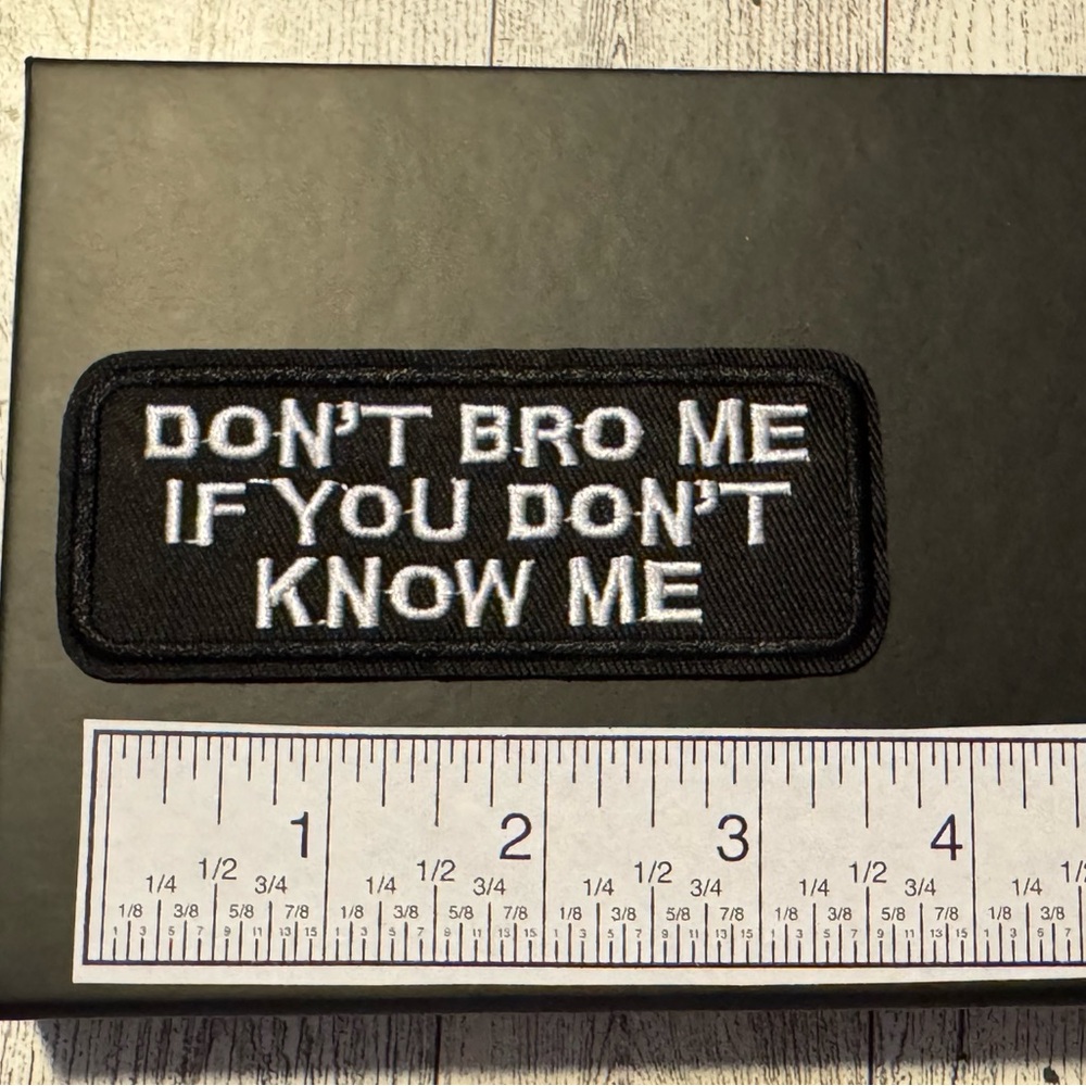 Biker Motorcycle - Funny Memes - Iron On / Sew-On Embroidered Patch